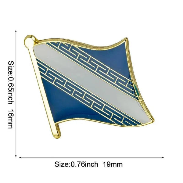 France Province Flag Lapel Pin Collection - Enamel Pin Flag