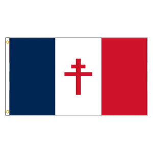 Free France 1940-1944 Flag - 90x150cm(3x5ft) - 60x90cm(2x3ft)