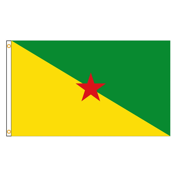 French Guiana Flag - 90x150cm(3x5ft) - 60x90cm(2x3ft)