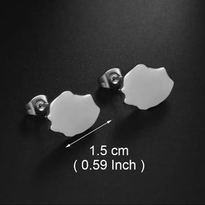 French Guiana, Reunion Island Map Stud Earrings