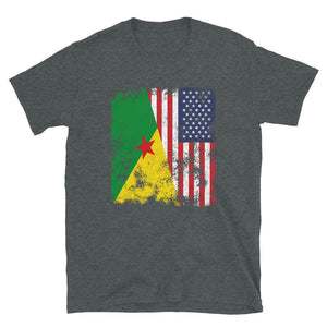 French Guiana USA Flag T-Shirt