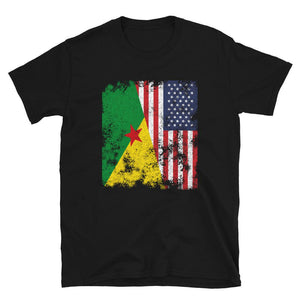 French Guiana USA Flag T-Shirt