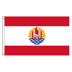 French Polynesia Flag - 90x150cm(3x5ft) - 60x90cm(2x3ft)