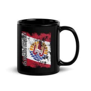 French Polynesia Flag - Distressed Flag Mug