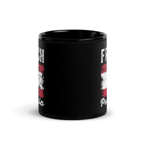 French Polynesia Flag Distressed Mug