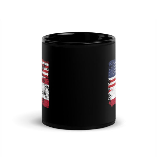 French Polynesia USA Flag Mug