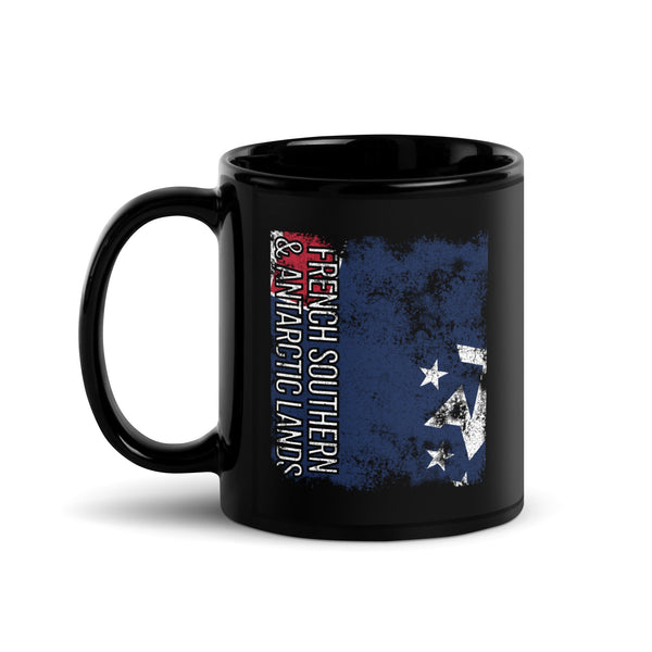French Southern And Antarctic Lands Flag - Distressed Flag Mug