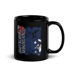 French Southern And Antarctic Lands Flag - Distressed Flag Mug