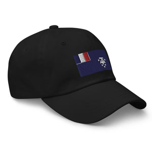 French Southern & Antarctic Lands Flag Cap - Adjustable Embroidered Dad Hat