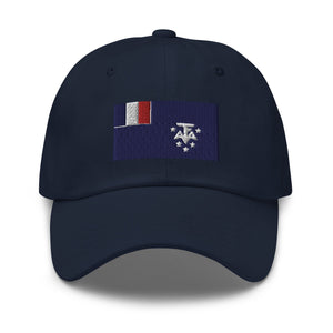 French Southern & Antarctic Lands Flag Cap - Adjustable Embroidered Dad Hat