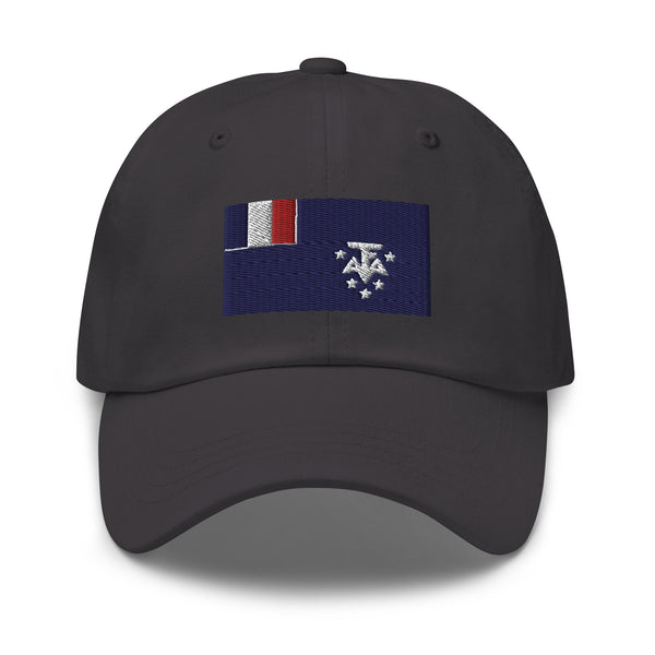 French Southern & Antarctic Lands Flag Cap - Adjustable Embroidered Dad Hat