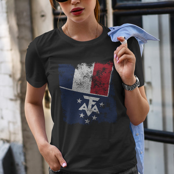 French Southern and Antarctic Lands Flag T-Shirt
