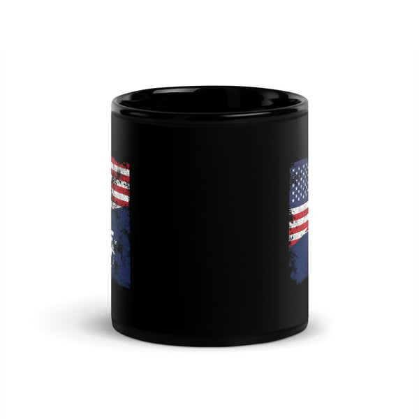 French Southern and Antarctic Lands USA Flag Mug