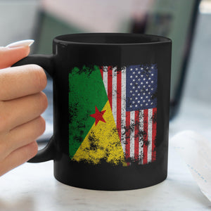 French Guiana USA Flag Mug