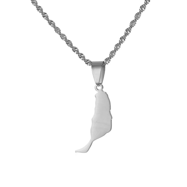 Fuerteventura Map Necklace