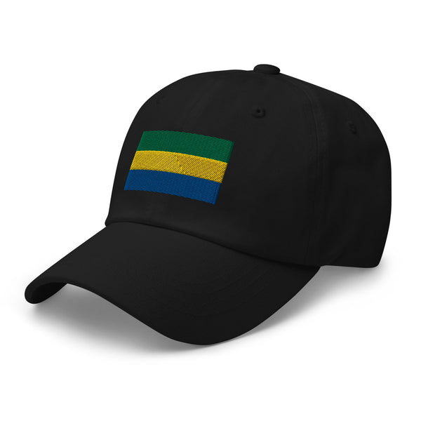 Gabon Flag Cap - Adjustable Embroidered Dad Hat