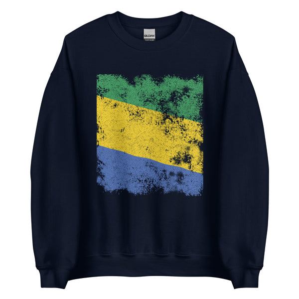 Gabon Flag Sweatshirt