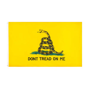 Gadsden Flag - Dont Tread on Me - 90x150cm(3x5ft) - 60x90cm(2x3ft)