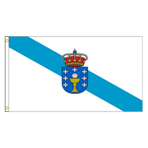 Galicia Flag - 90x150cm(3x5ft) - 60x90cm(2x3ft)