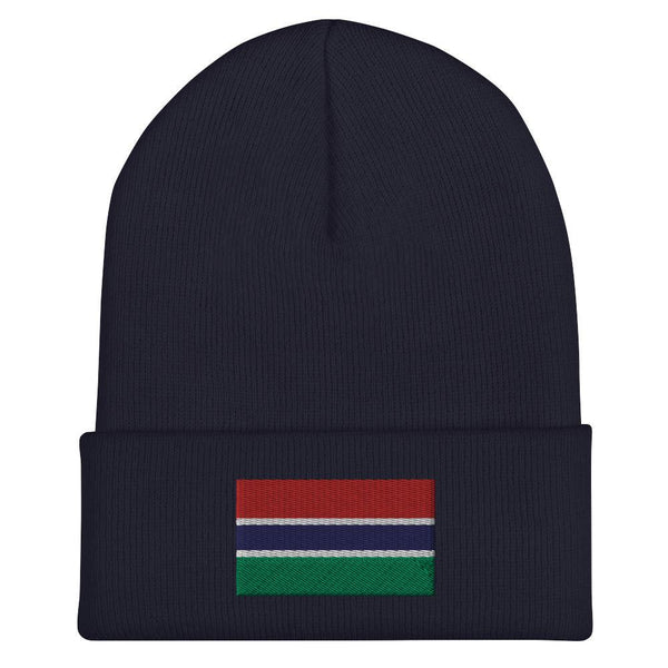 Gambia Flag Beanie - Embroidered Winter Hat