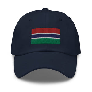 Gambia Flag Cap - Adjustable Embroidered Dad Hat