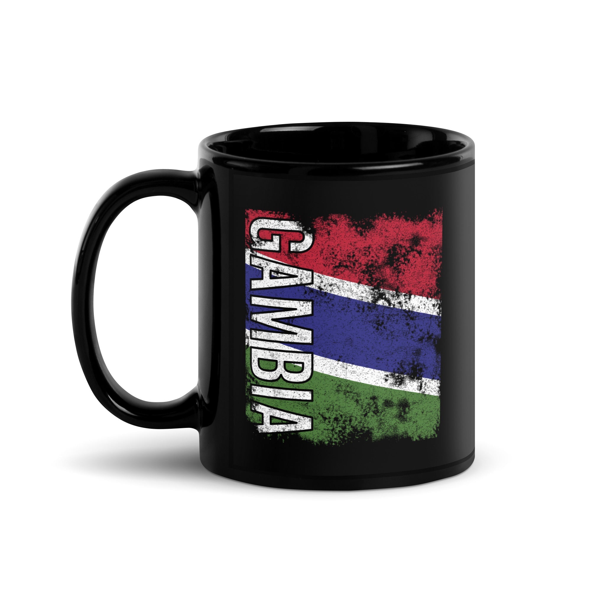 Gambia Flag - Distressed Flag Mug