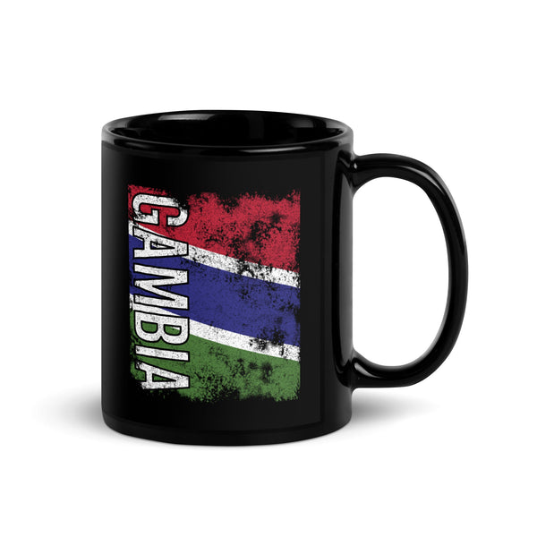 Gambia Flag - Distressed Flag Mug