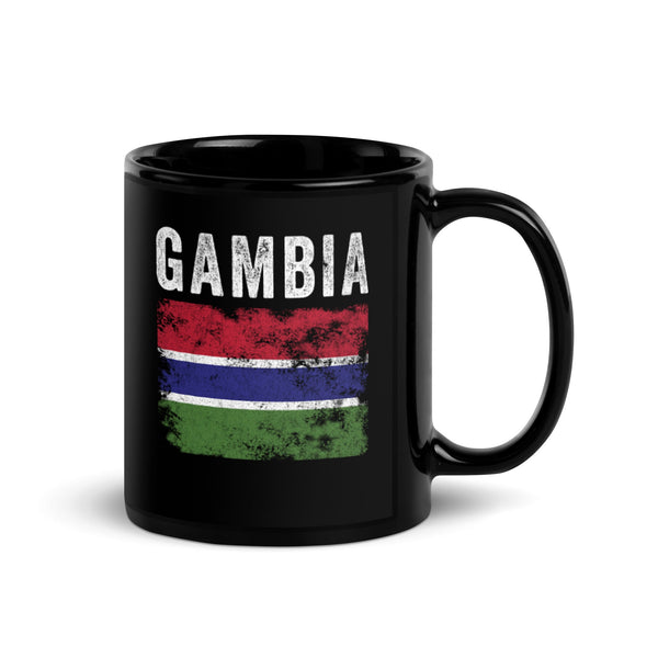 Gambia Flag Distressed - Gambian Flag Mug