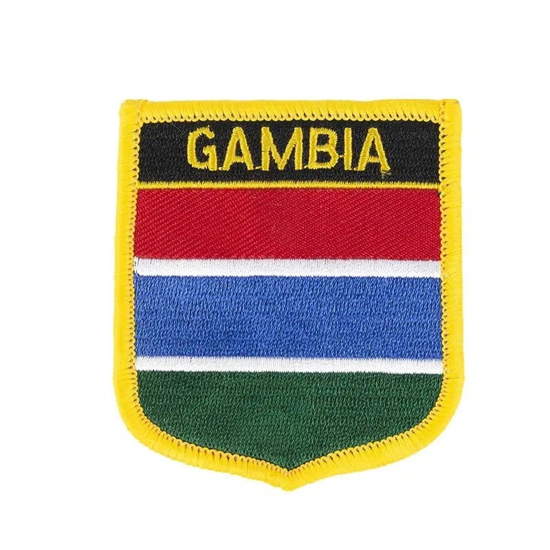 Gambia Flag Patch - Sew On/Iron On Patch