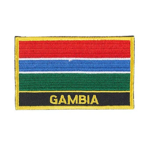 Gambia Flag Patch - Sew On/Iron On Patch