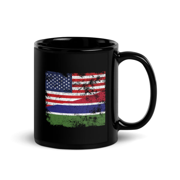 Gambia USA Flag Mug