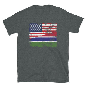 Gambia USA Flag T-Shirt