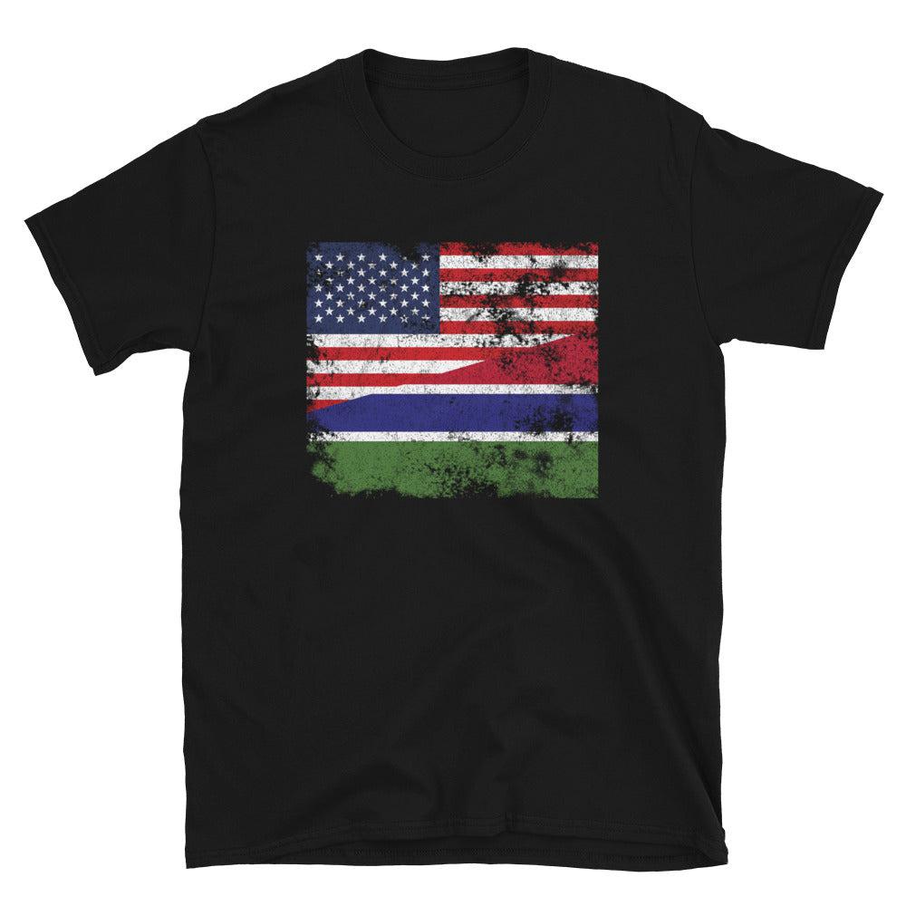 Gambia USA Flag T-Shirt