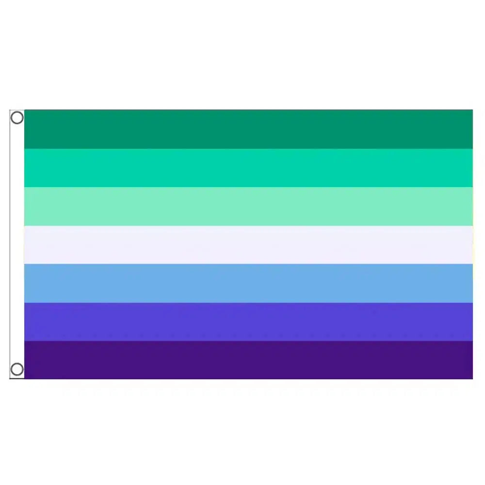 Gay Men Pride Flag - 90x150cm(3x5ft) - 60x90cm(2x3ft) - LGBTQIA2S+