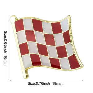 Gelderland, Noord-Holland, Friesland, Noord-Brabant, Groningen, Drenthe, Overijssel, Flevoland, Utrech Flag Lapel Pin Collection - Enamel Pin Flag