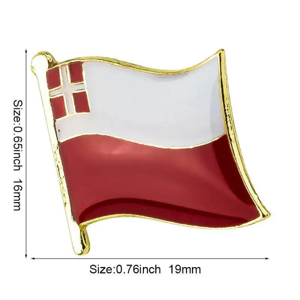 Gelderland, Noord-Holland, Friesland, Noord-Brabant, Groningen, Drenthe, Overijssel, Flevoland, Utrech Flag Lapel Pin Collection - Enamel Pin Flag