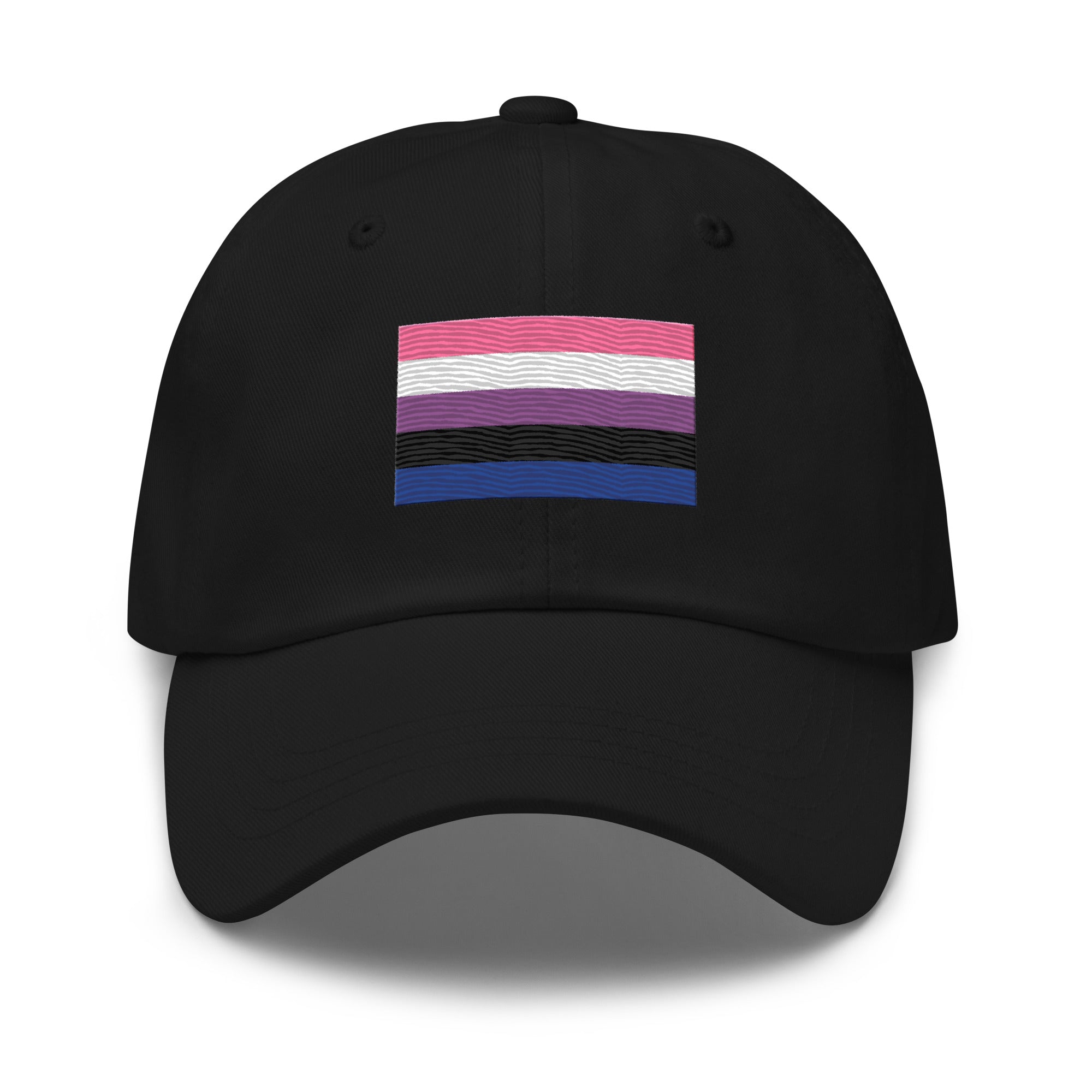Genderfluid Flag Cap - Adjustable Embroidered LGBT+ Dad Hat