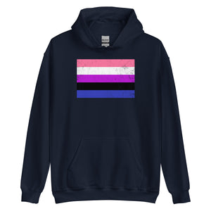 Genderfluid Flag - LGBT+ Hoodie