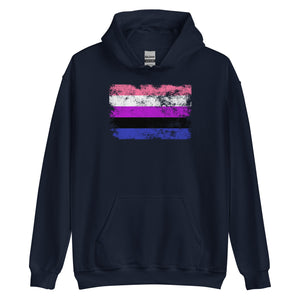 Genderfluid Flag - LGBT+ Hoodie