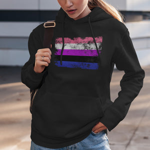 Genderfluid Flag - LGBT+ Hoodie