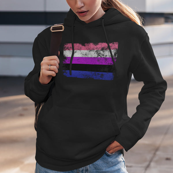 Genderfluid Flag - LGBT+ Hoodie