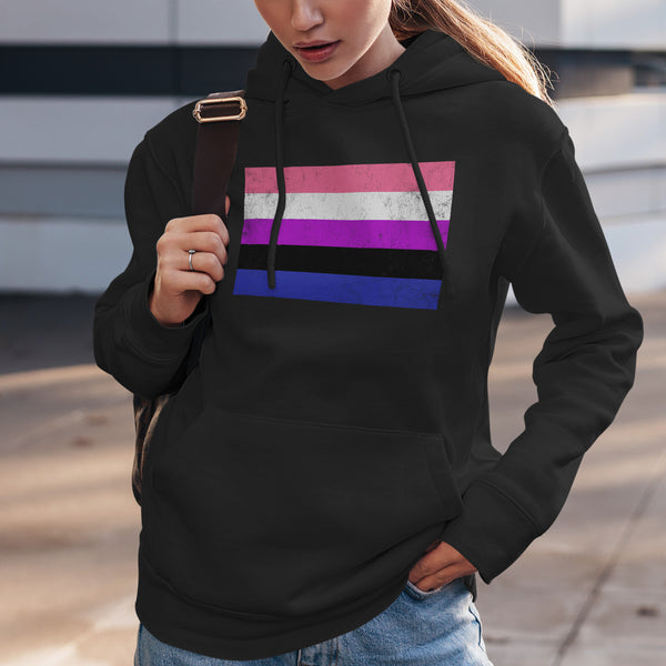 Genderfluid Flag - LGBT+ Hoodie