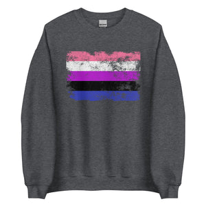 Genderfluid Flag - LGBT+ Sweatshirt