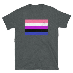 Genderfluid Flag - LGBT+ T-Shirt