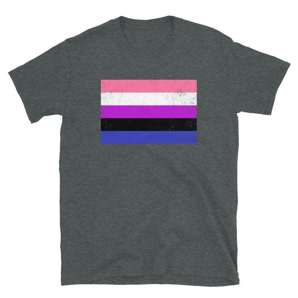 Genderfluid Flag - LGBT+ T-Shirt