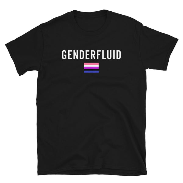 Genderfluid Flag - LGBT+ T-Shirt