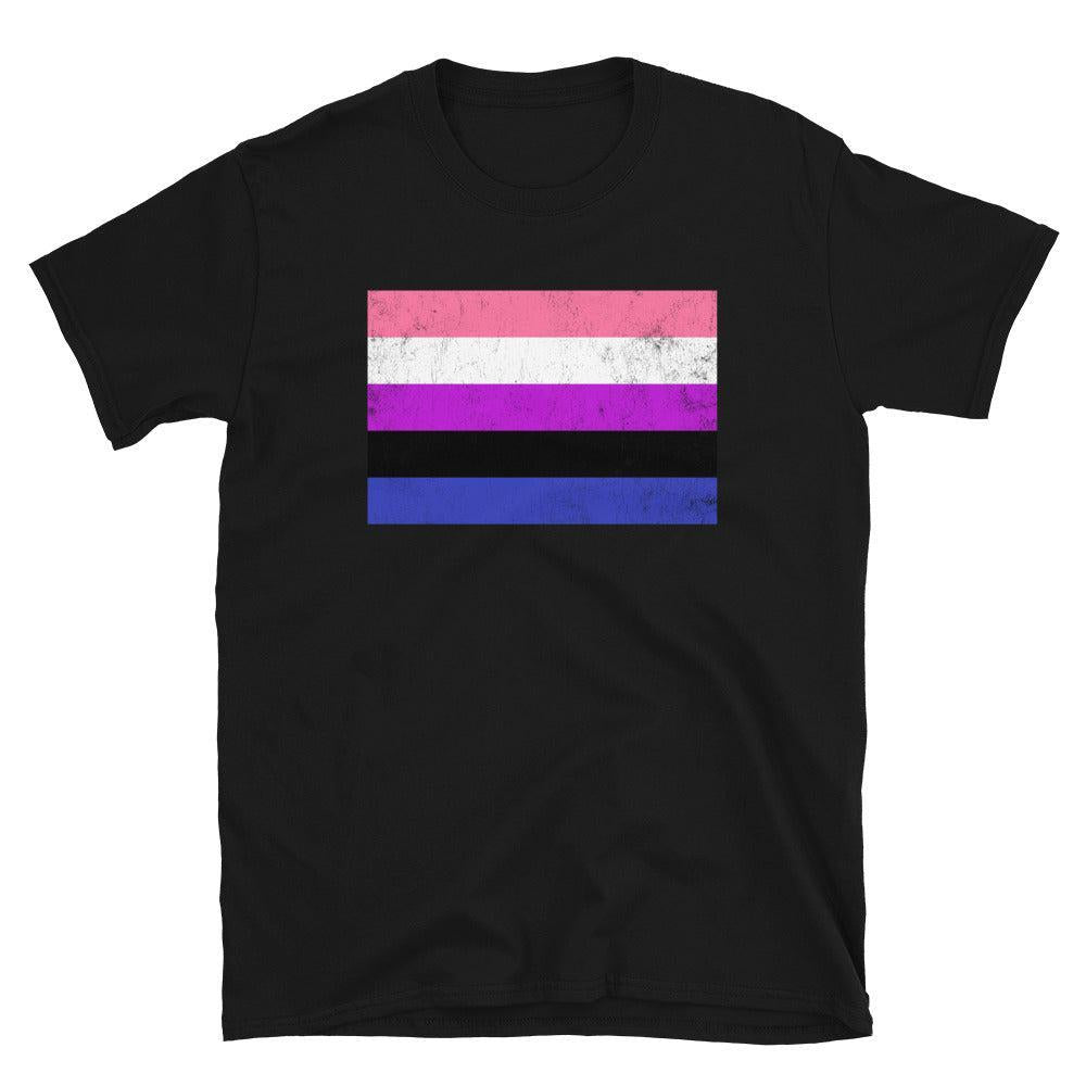 Genderfluid Flag - LGBT+ T-Shirt