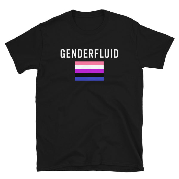 Genderfluid Flag - LGBT+ T-Shirt