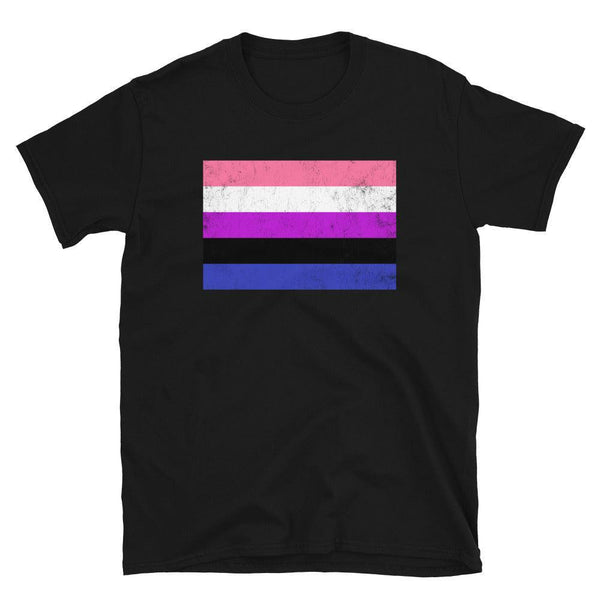 Genderfluid Flag - LGBT+ T-Shirt