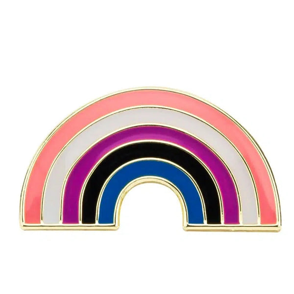 Genderfluid Pride Flag Lapel Pins - LGBTQIA2S+ Enamel Pin Flag